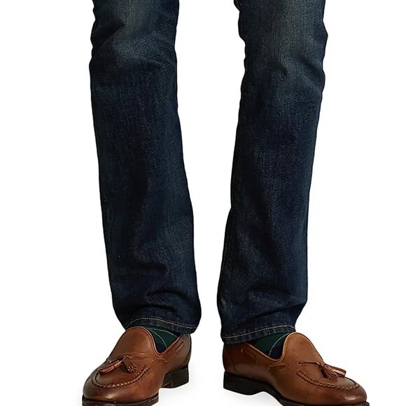 Polo Ralph Lauren Slim Fit Cotton Denim Blue Jeans 40x32 - Picture 4 of 16